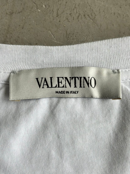 Valentino Neon Logo White Tee