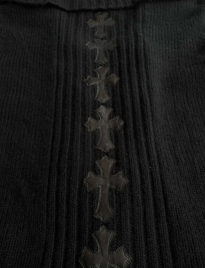 Chrome Hearts 1/1 Spine Cross Patch Cashmere Cardigan