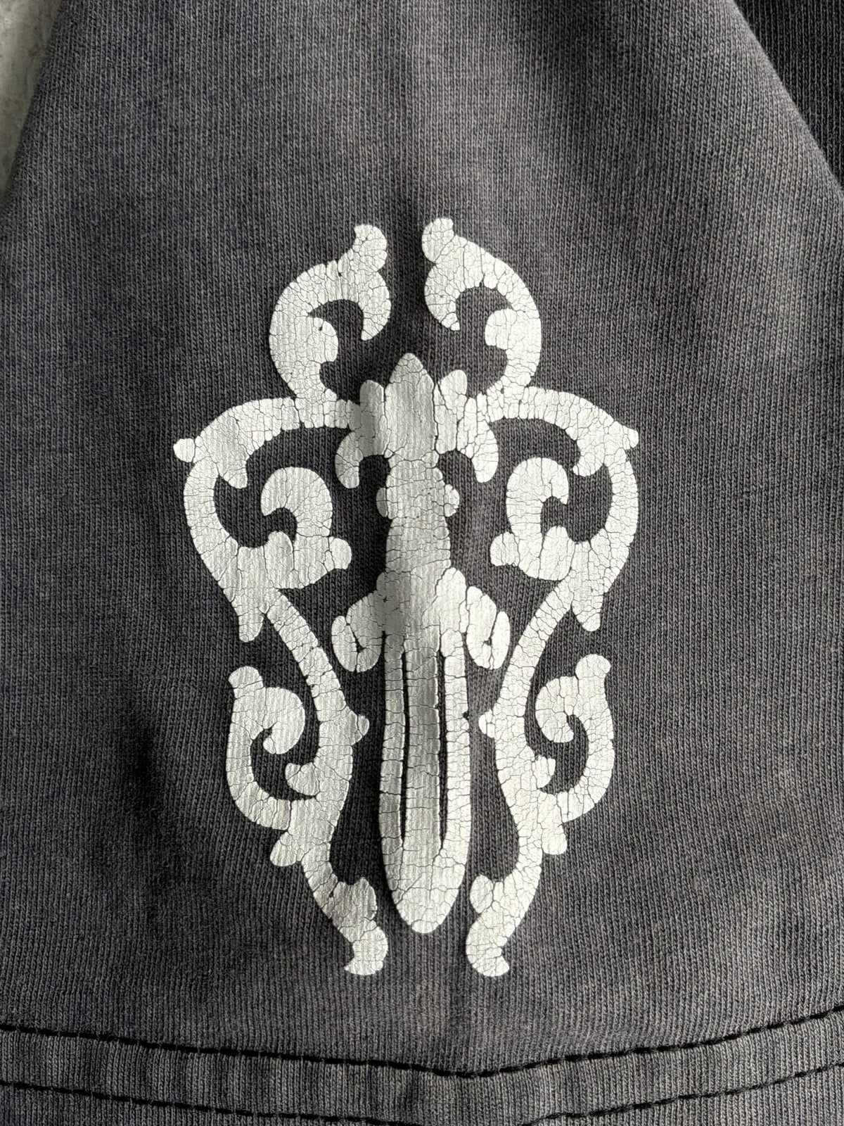 Chrome Hearts Vine Dagger Spine Black Tee