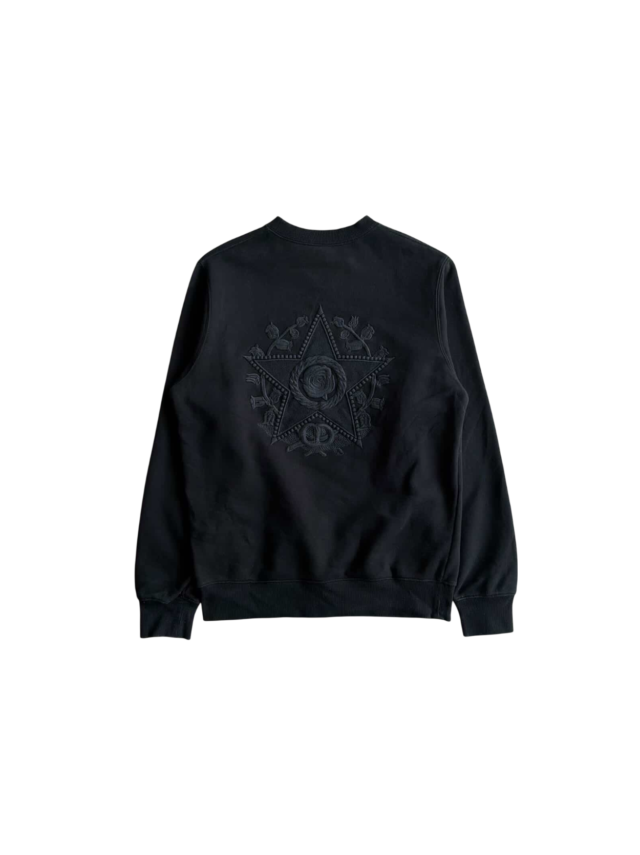 Dior Floral Embroidered Crewneck