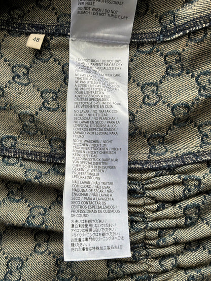 Gucci Denim Monogram Coat