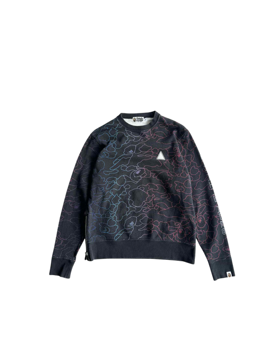 Bape Camo Neon Tokyo Crewneck