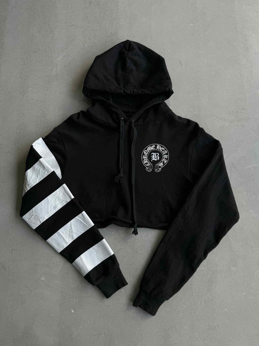 Chrome Hearts Bella Hadid Cropped Hoodie