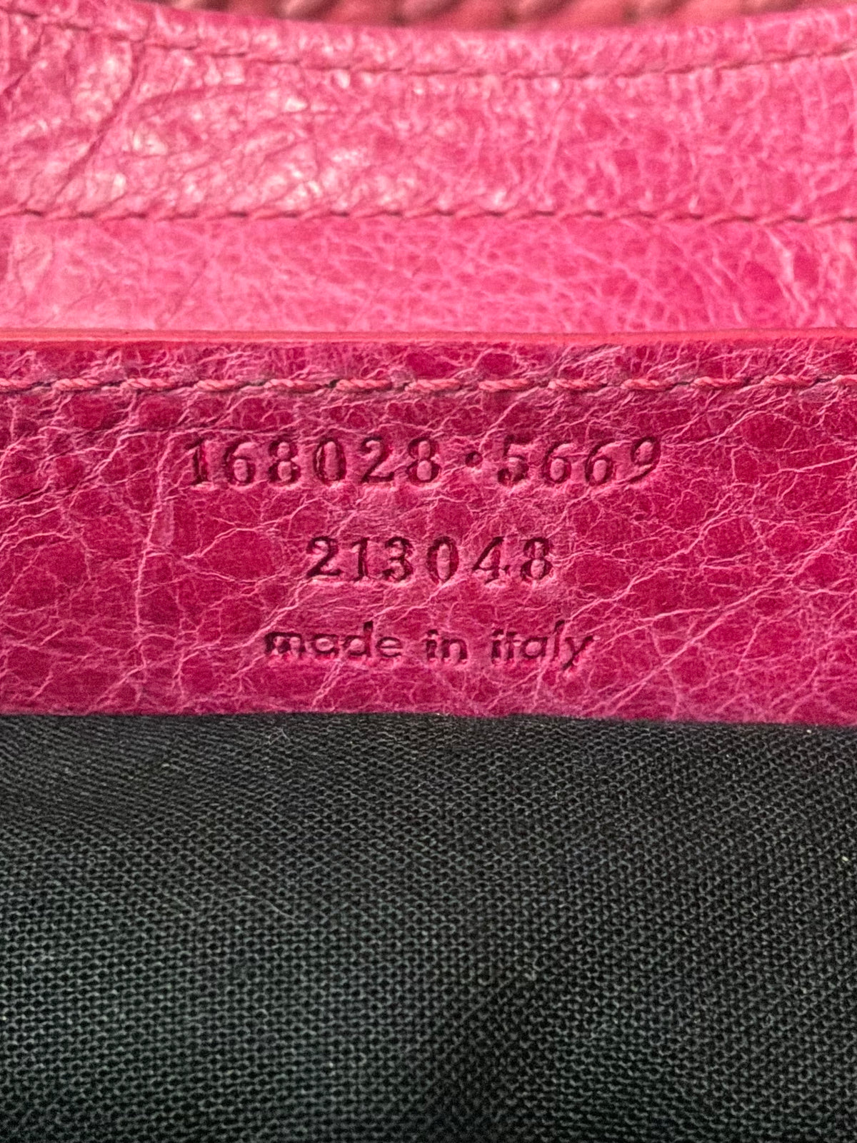 Balenciaga City Part Time Hot Pink on Brass Lambskin Bag