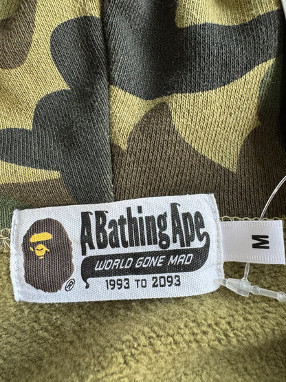 Bape Shark 1st Camo Patch in Green Hoodie
