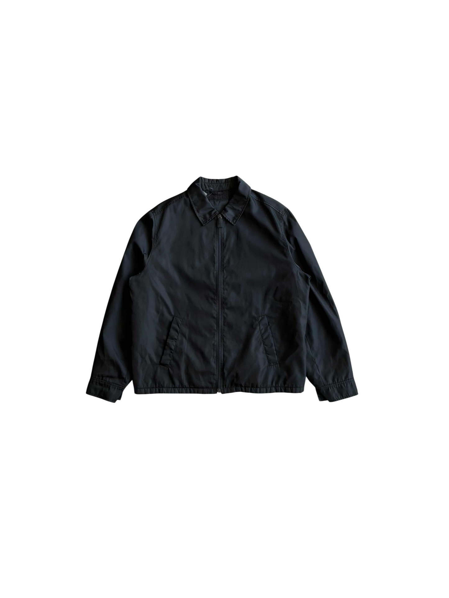 Prada Black Nylon Harrington Jacket