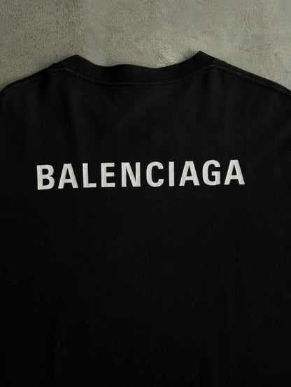 Balenciaga Mullet Script Tee