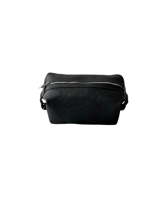 Chrome Hearts Grained Leather Clutch Bag