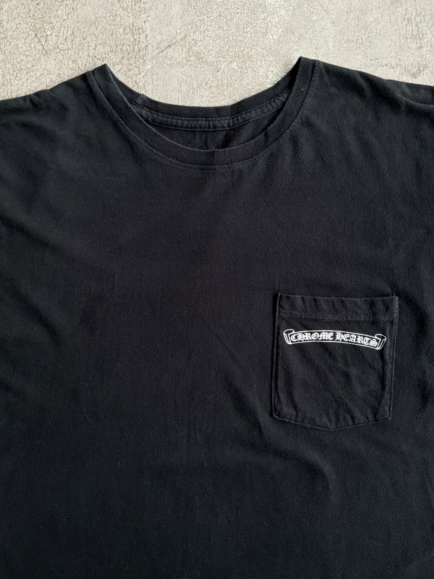 Chrome Hearts USA Scroll Logo Tee