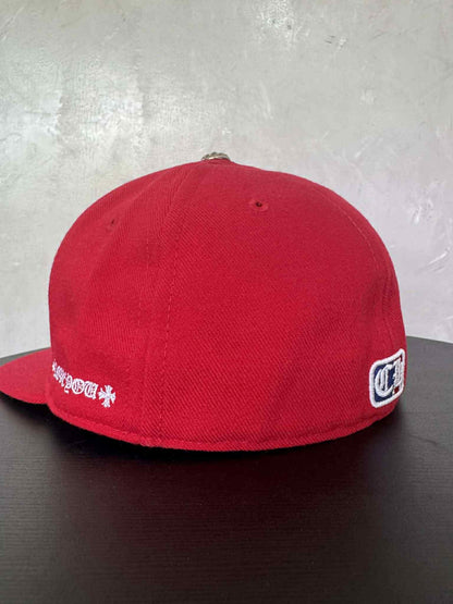 Chrome Hearts Red “Love you” Fitted Hat