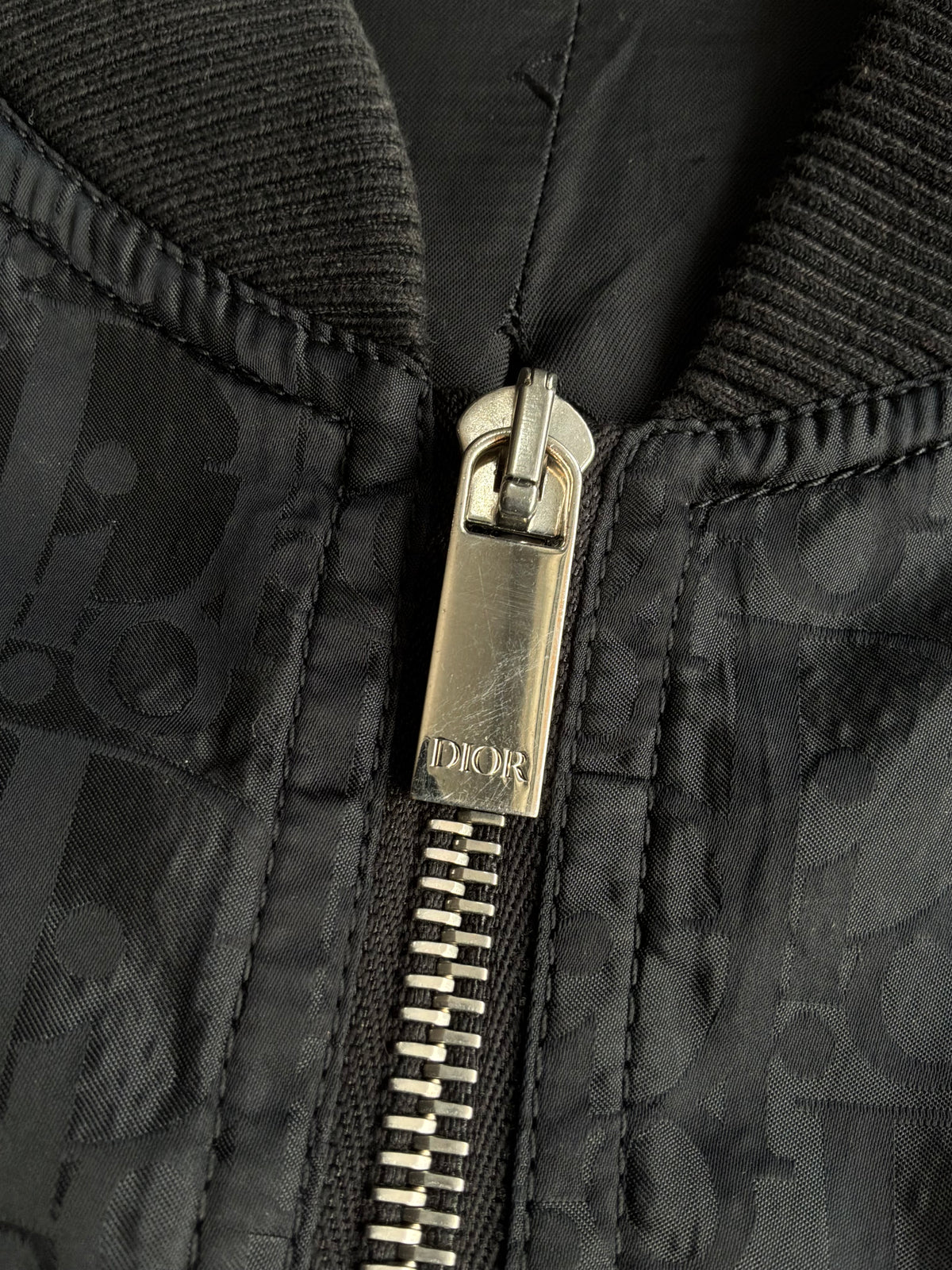 Dior Black Oblique Bomber Jacket