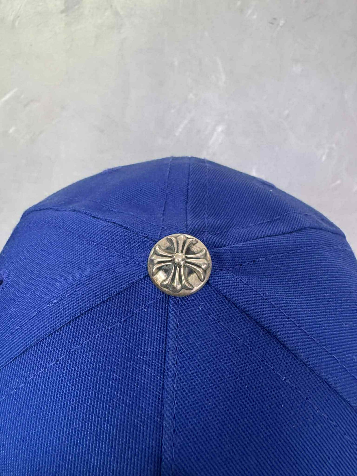 Chrome Hears Navy CH Baseball Cap