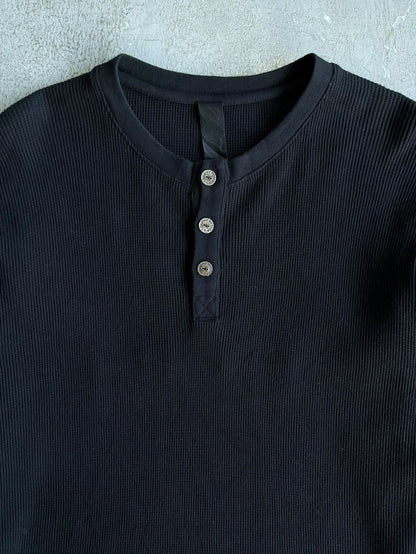 Chrome Hearts Thermal Henley Embroidered Longsleeves