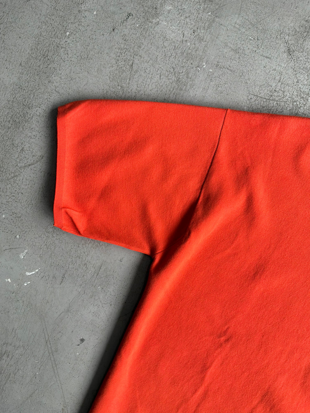 Prada Chest Logo Orange Tee