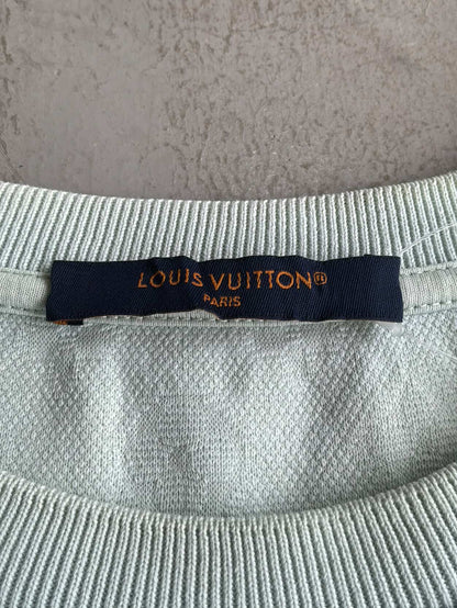 Louis Vuitton 3D Monogram Light Green Tee