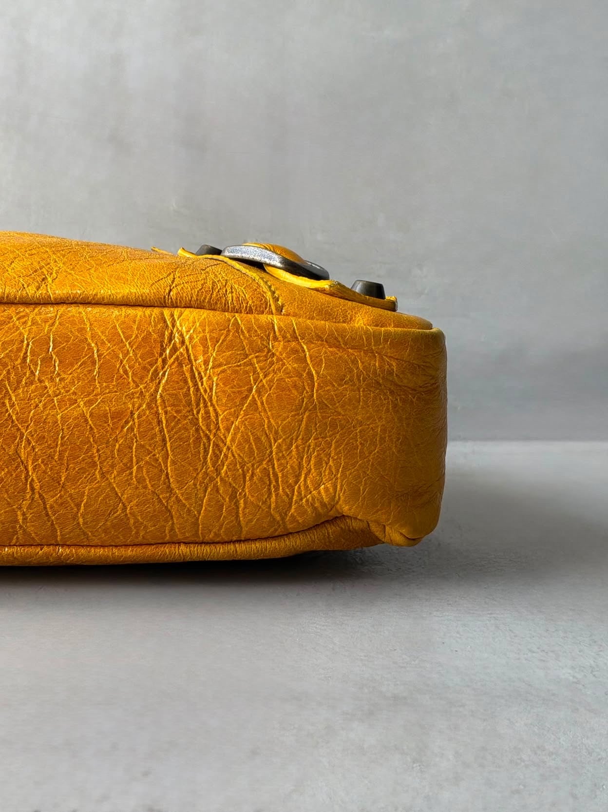 Balenciaga Le First Mustard Lambskin Bag