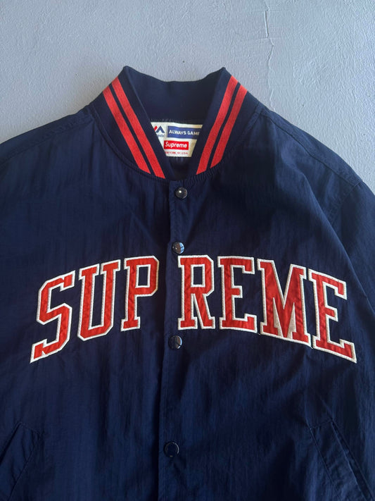 Supreme x Majestic Varsity Jacket