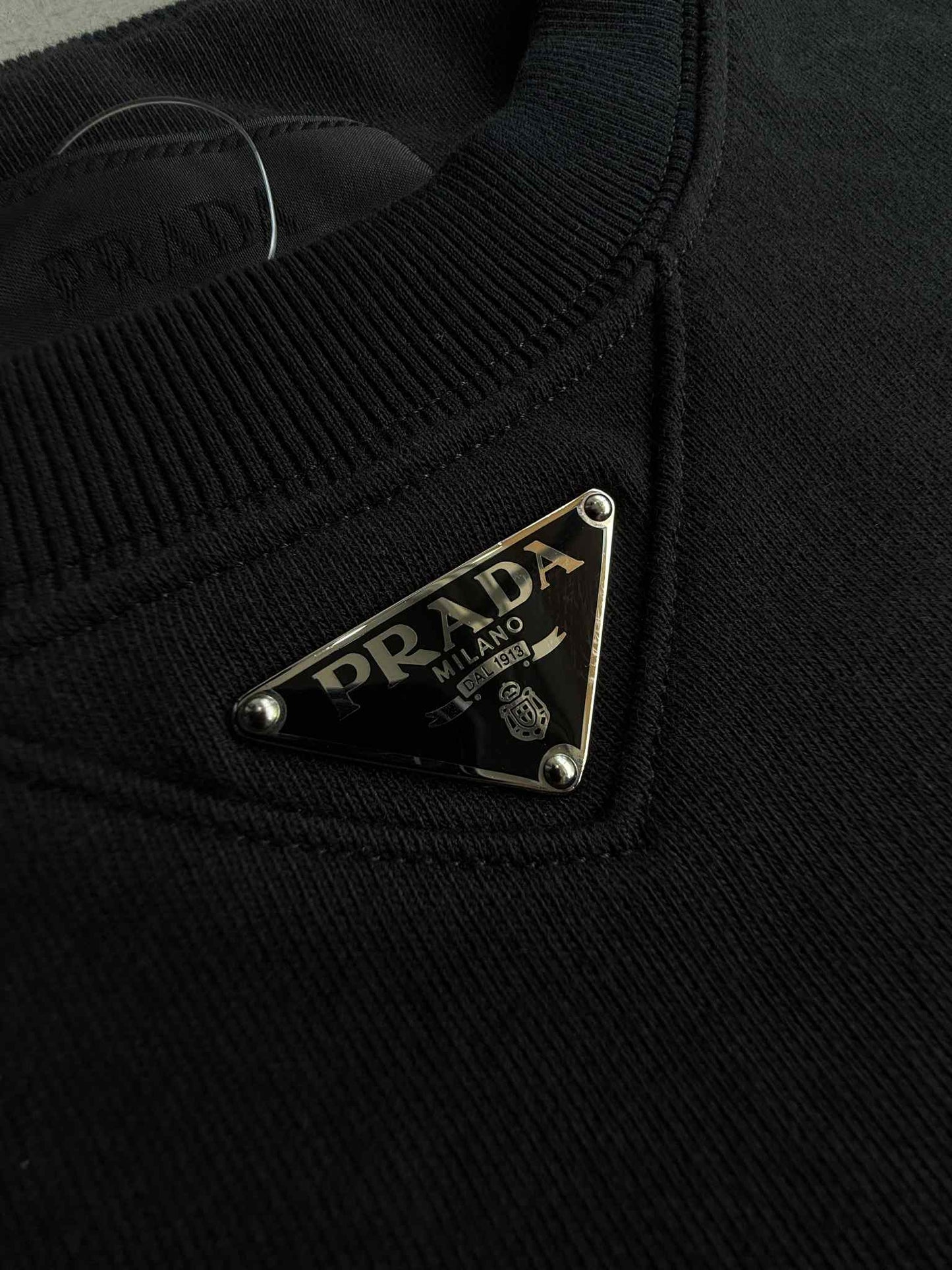 Prada Emblem Crewneck