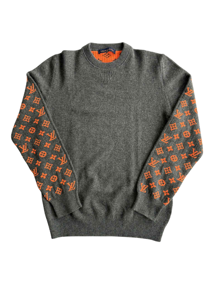 Louis Vuitton Monogram Cashmere Crewneck