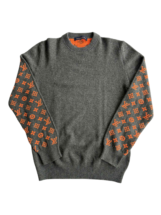 Louis Vuitton Monogram Cashmere Crewneck