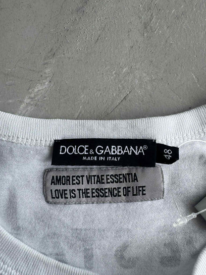 Dolce & Gabbana Printed White tee