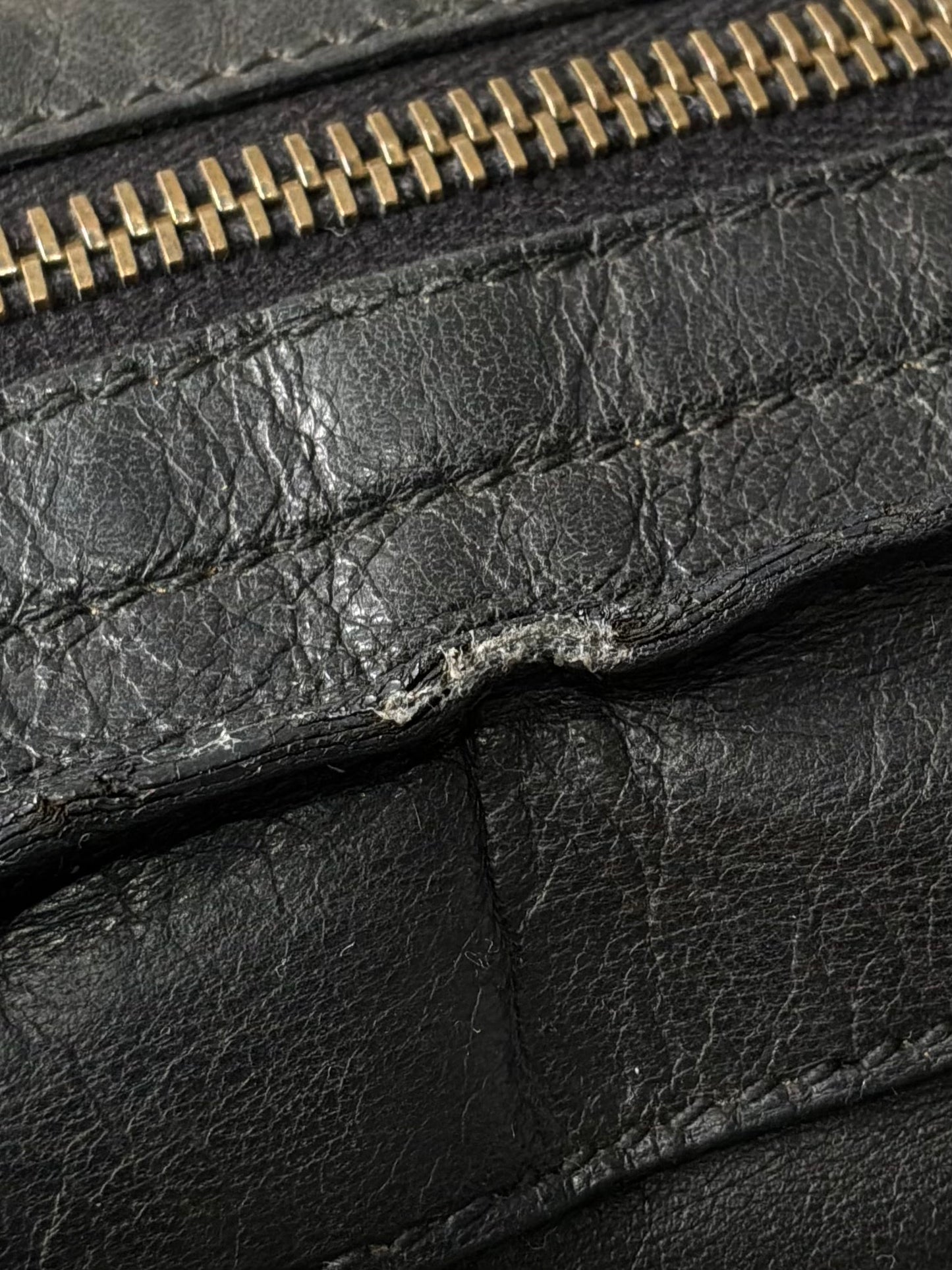 Balenciaga Classic City Black on Brass Lambskin Bag