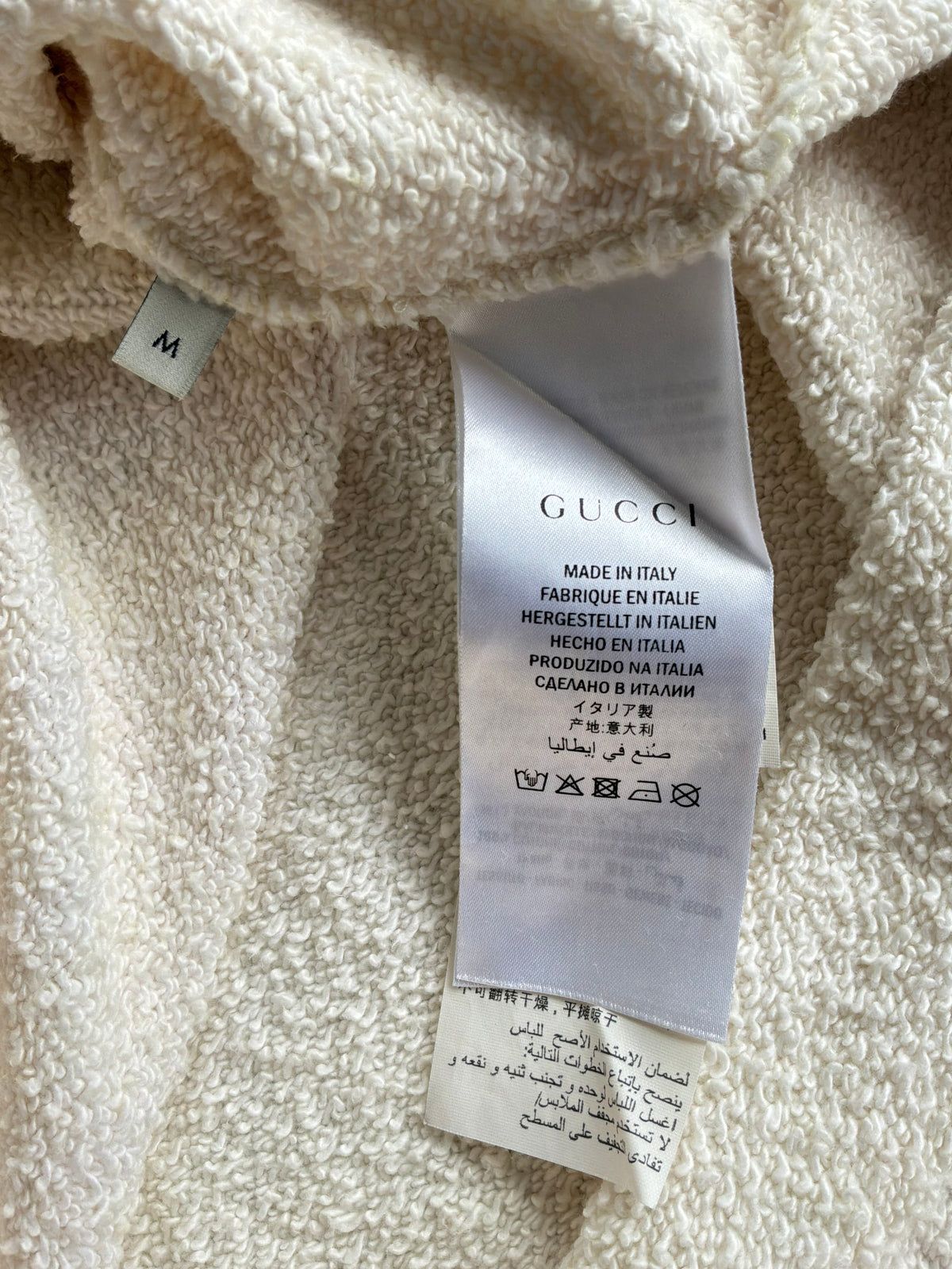 Gucci GG Box Logo Distressed Hoodie