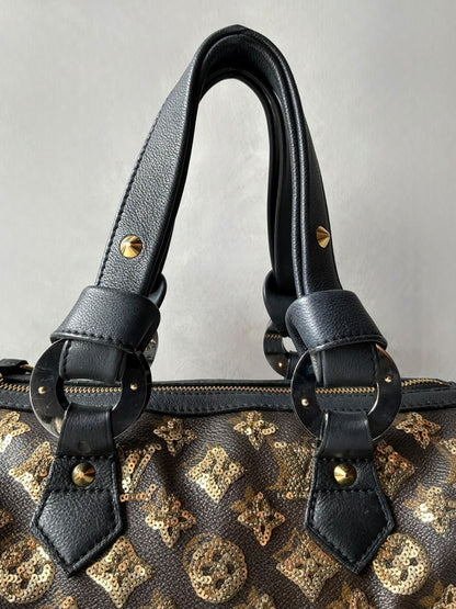 Louis Vuitton Gold Sequins Speedy 28 Bag