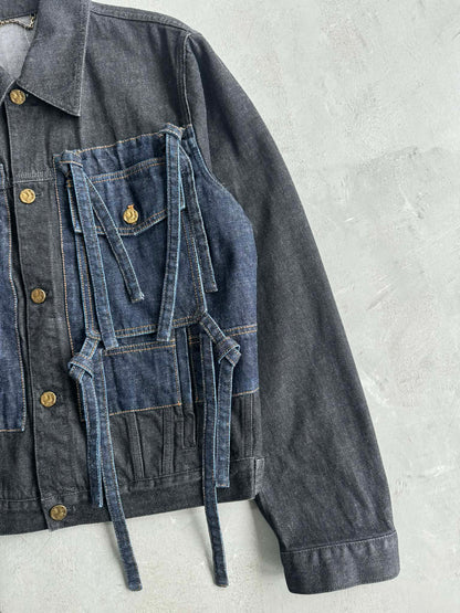 Louis Vuitton Bow-Paneled Denim Jacket