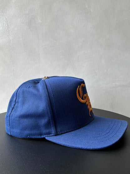 Chrome Hearts Blue Embroidered Baseball Hat