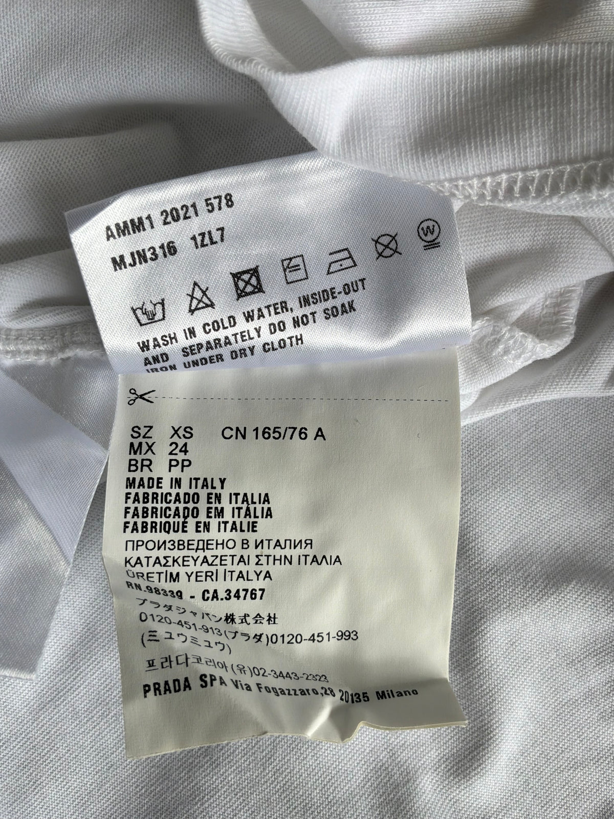 Miu Miu League White Tee