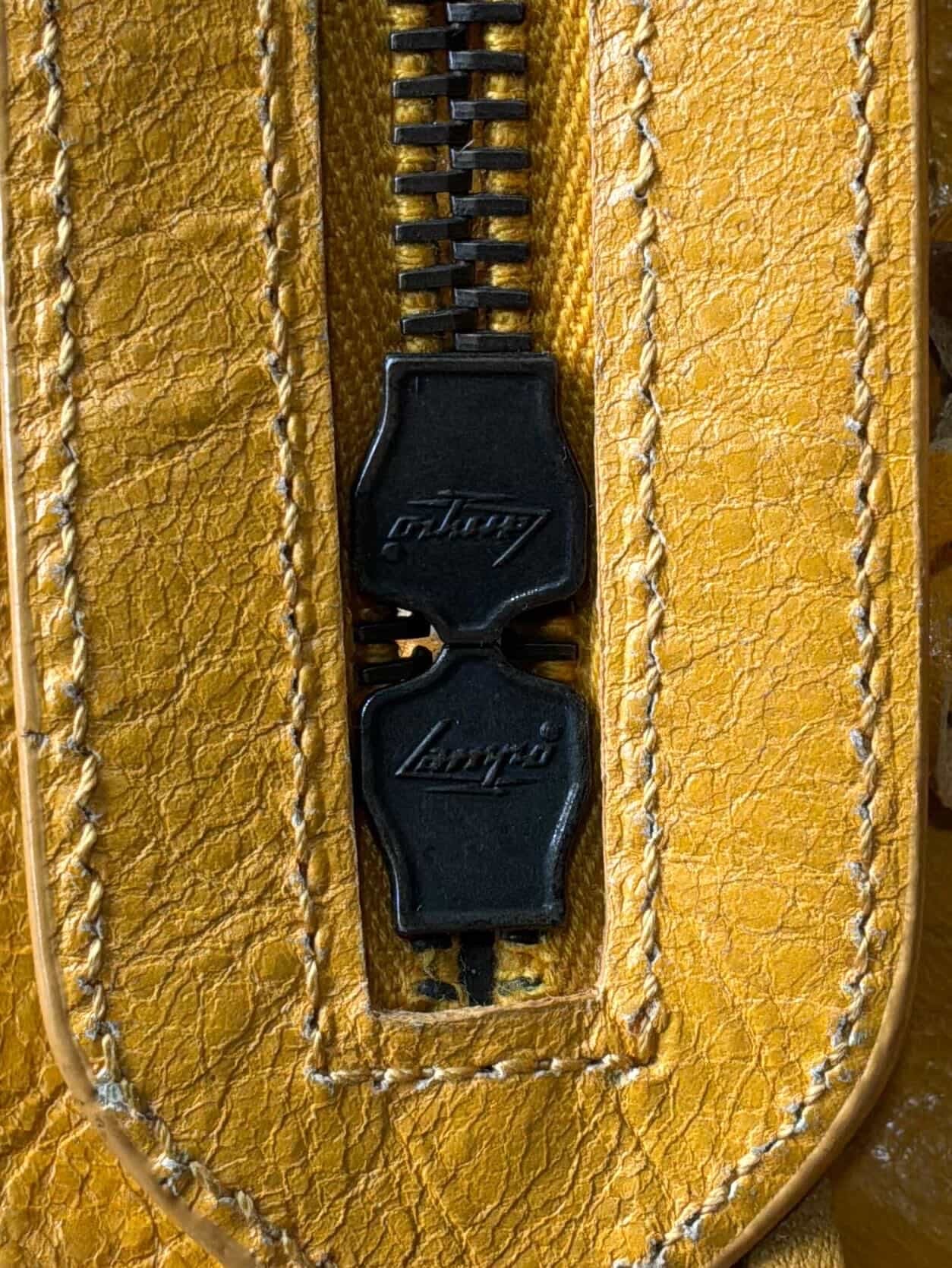 Balenciaga City Town Yellow Crossbody Lambskin Bag
