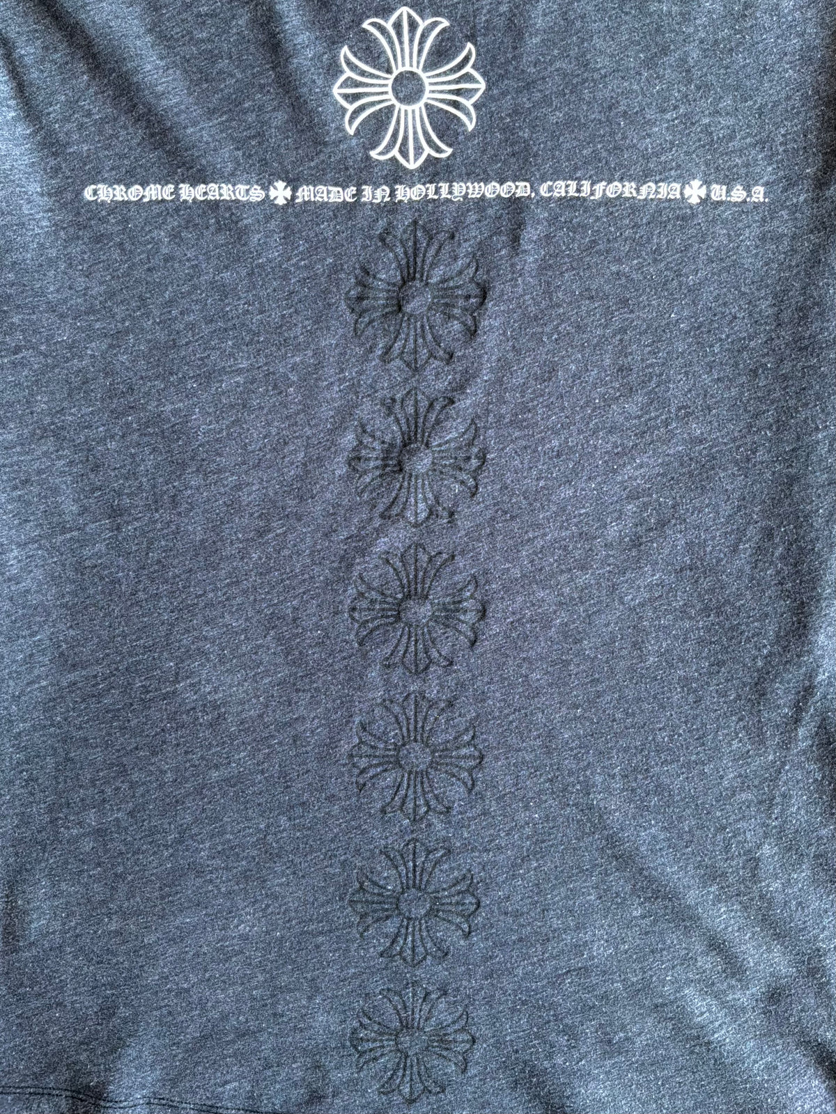 Chrome Hearts Spine Cross Gray Longsleeves