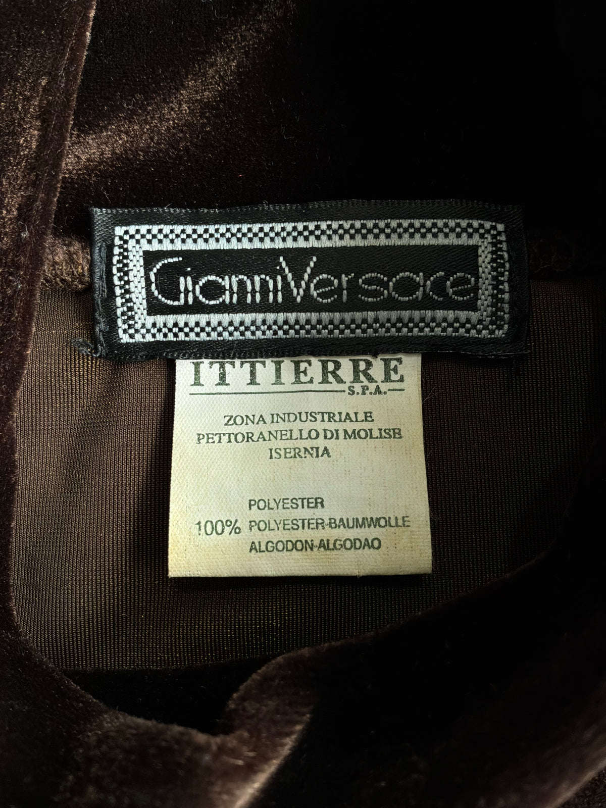 Versace Vintage Velour Longsleeves