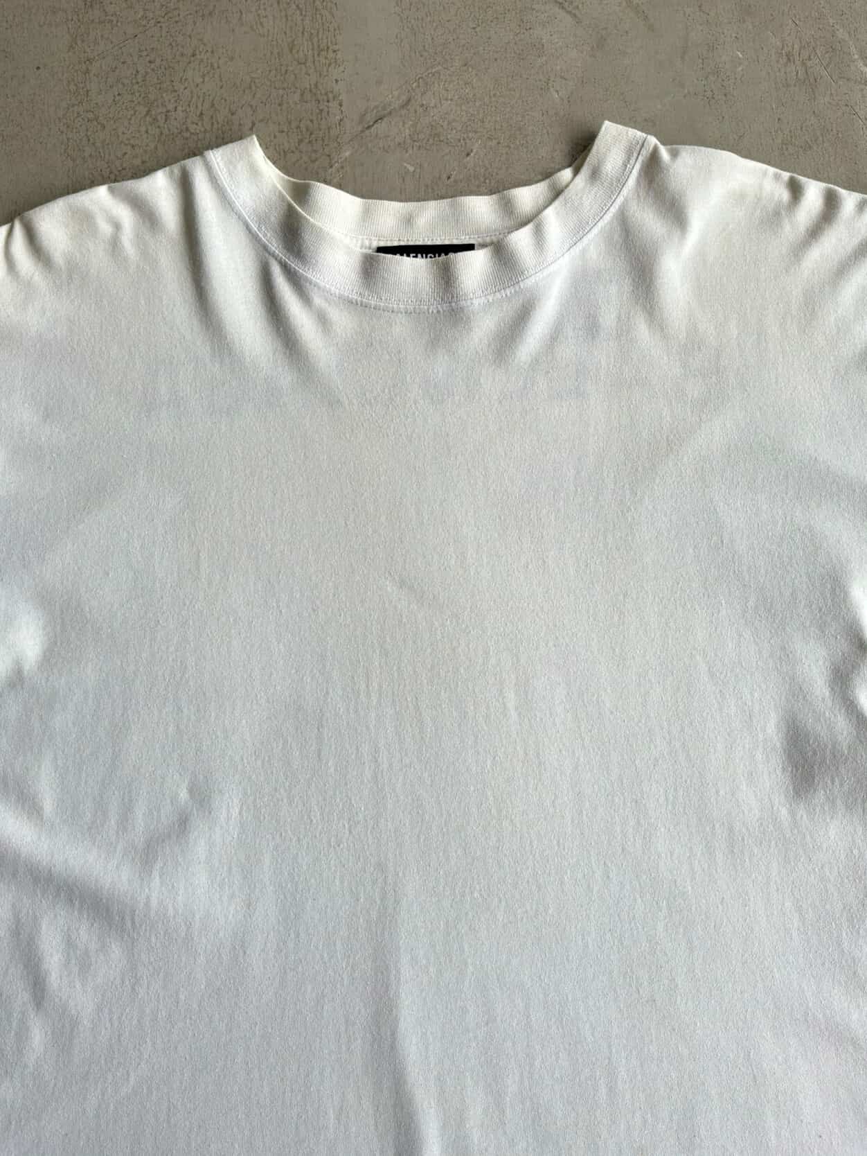 Balenciaga Back Script Tee