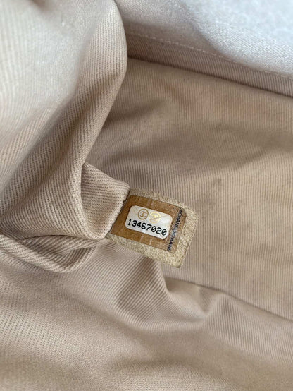 Chanel 2.55 Reissue Tricolor Denim Maxi Double Flap Shoulder Bag