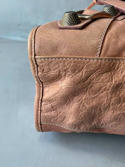 Balenciaga City Classic Giant 21 Salmon Pink Lambskin Bag