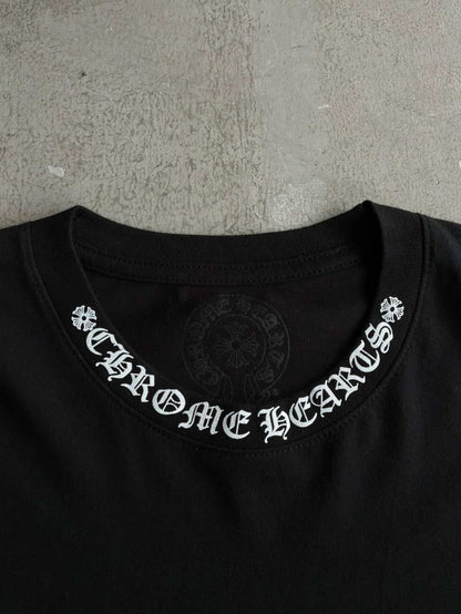 Chrome Hearts Neck And Sleeve Script Longsleeves