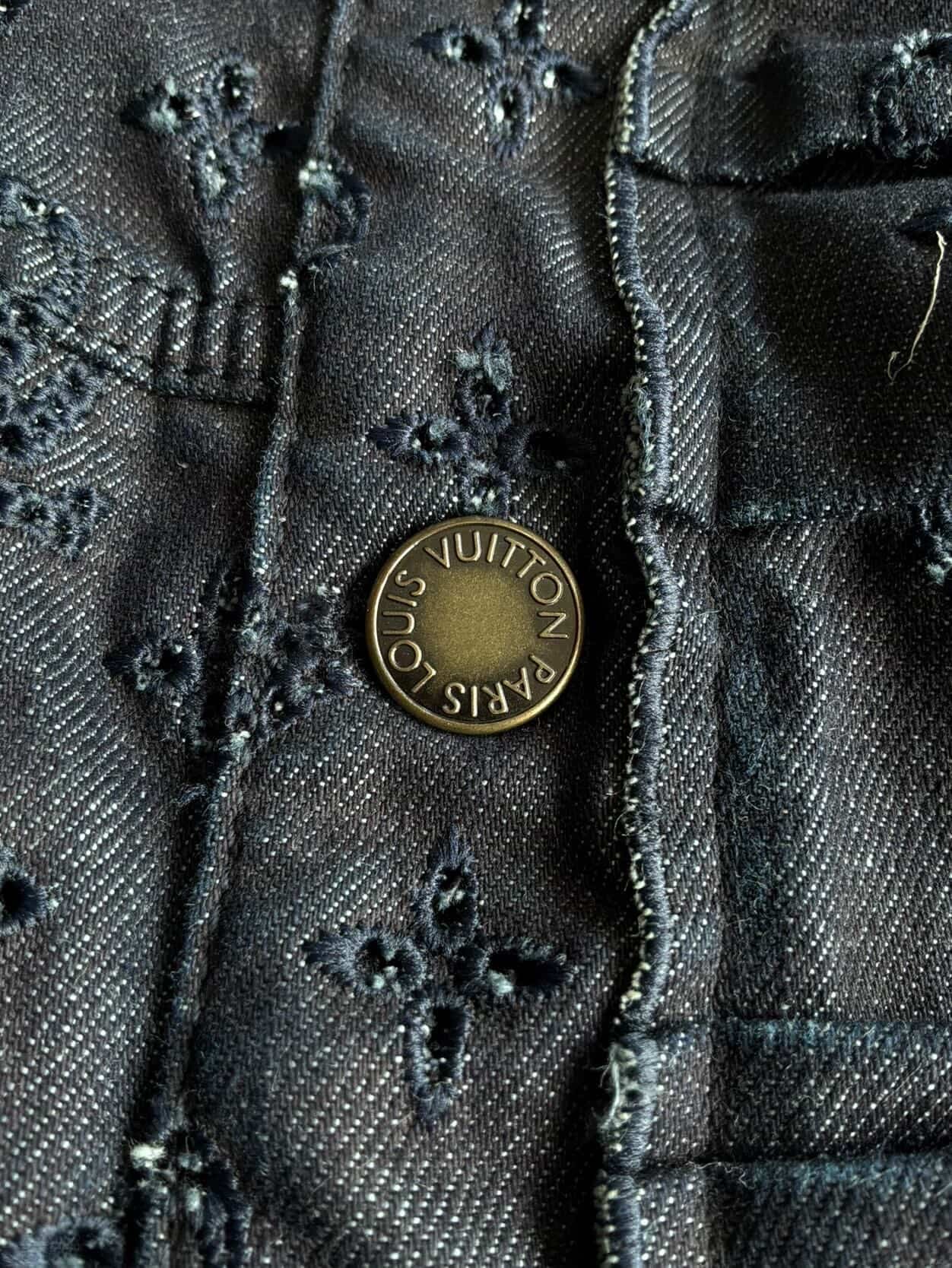 2010 Louis Vuitton Womens Denim Monogram Tops