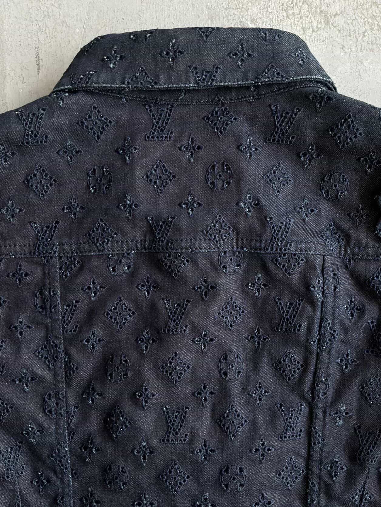 2010 Louis Vuitton Womens Denim Monogram Tops