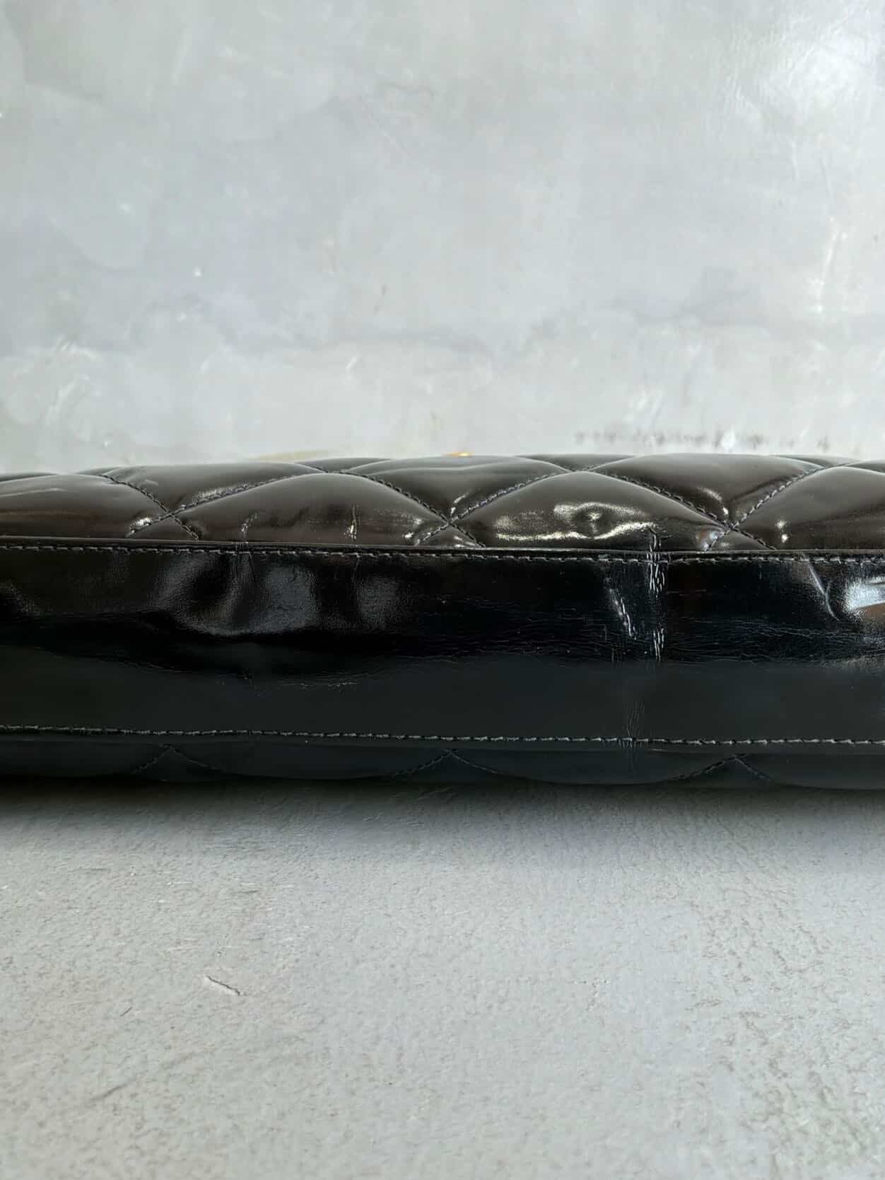 90’s Chanel Patent Leather Briefcase