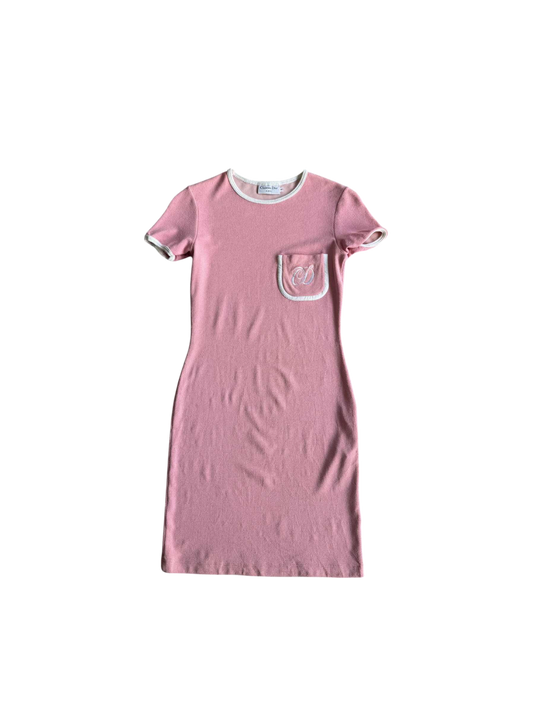 Christian Dior Vintage Pink pocket Dress