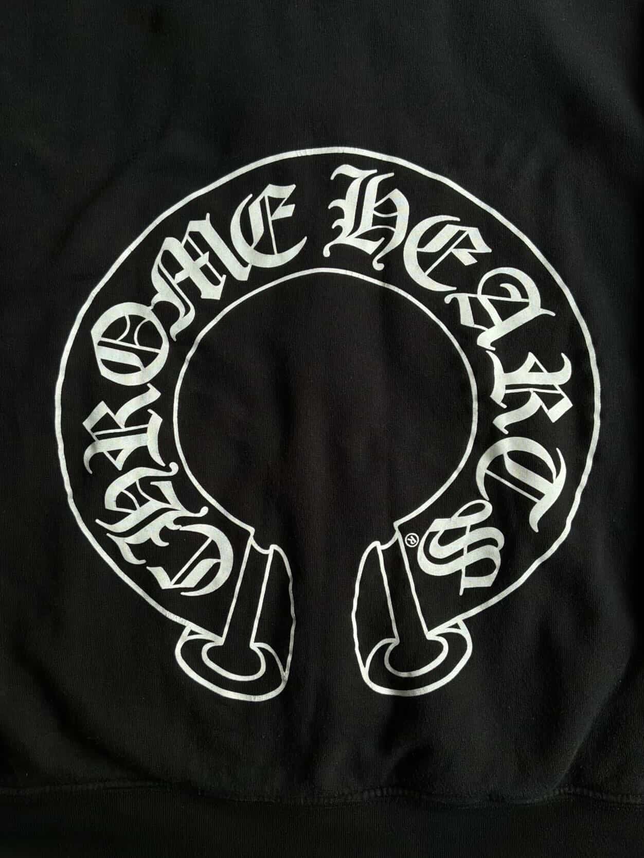 Chrome Hearts Horseshoe Script Thermal Zip Hoodie