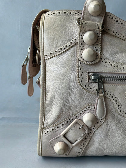Balenciaga Classic City Light Pink on Brouges Lambskin Bag