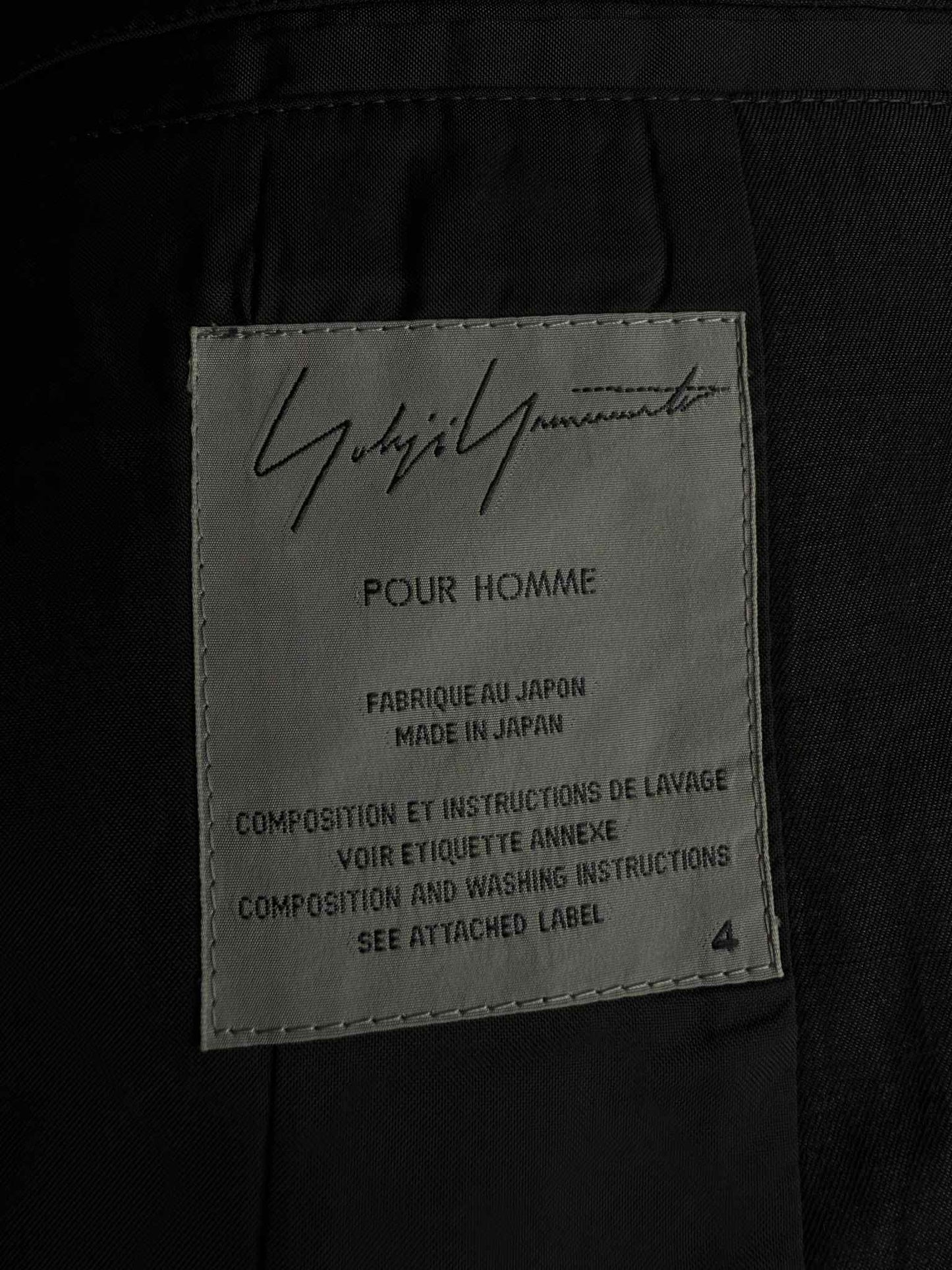 Yohji Yamamoto “Lost Way Home” Blazer