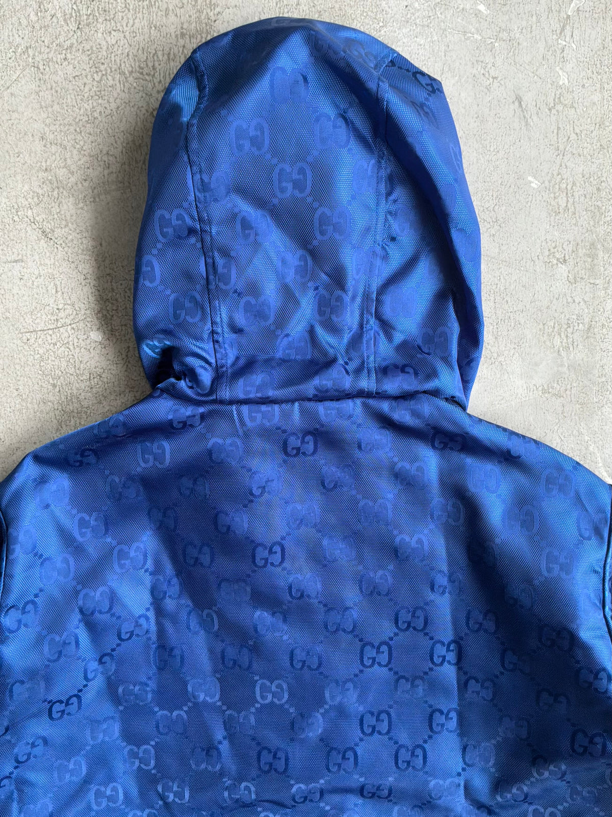 Gucci GG Blue Monogram Windbreaker