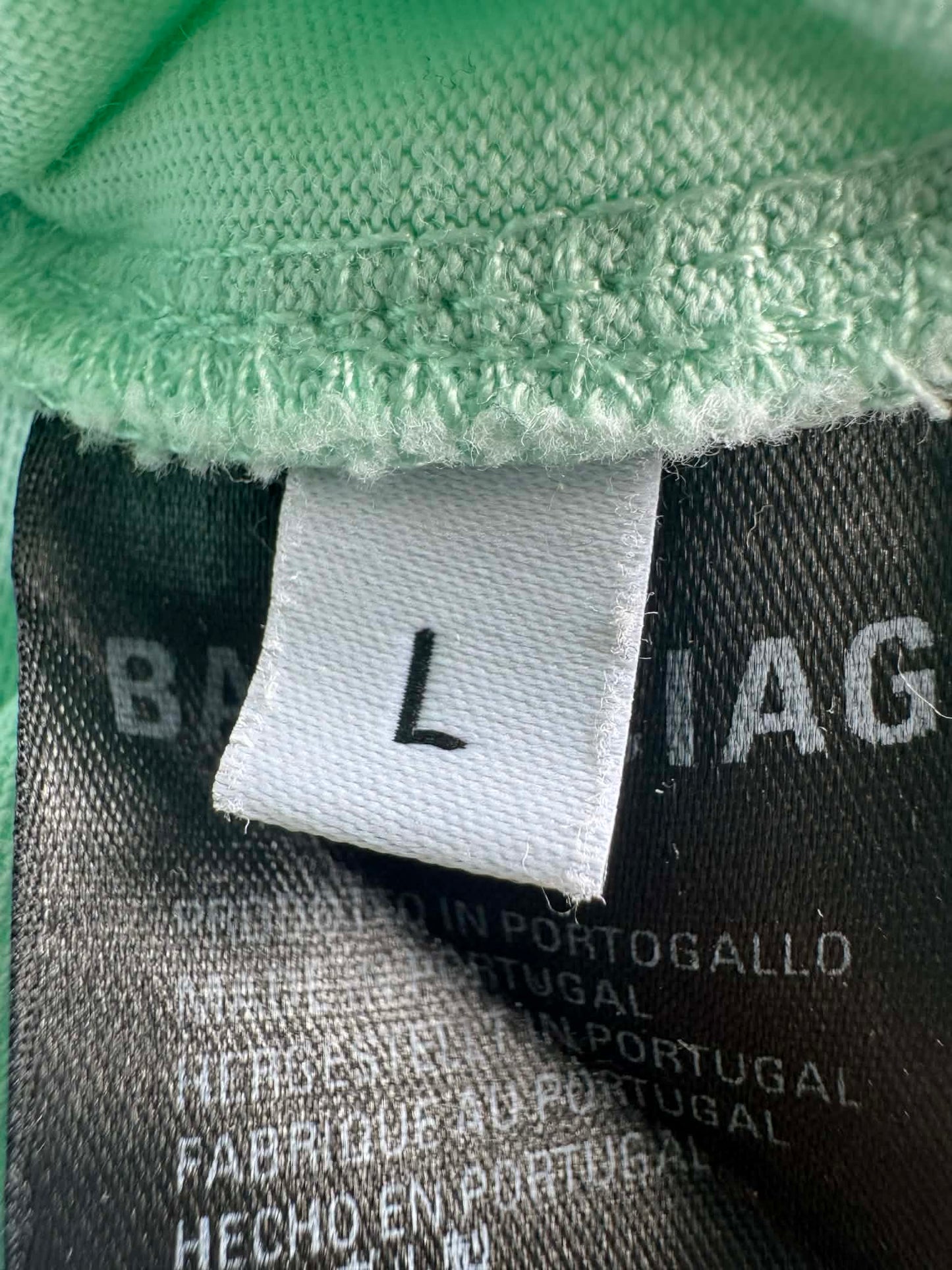 Balenciaga Mint Spellout Logo Shirt