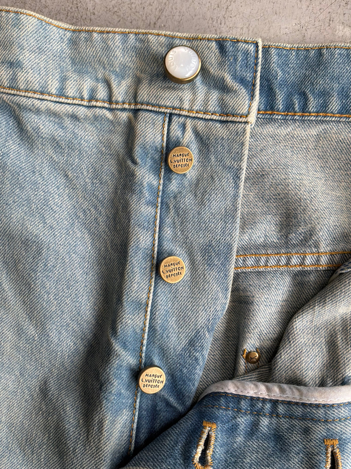 Louis Vuitton Staple Edition Denim Pants