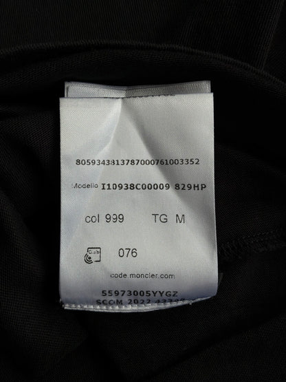 Moncler Script With Logo Balck Tee