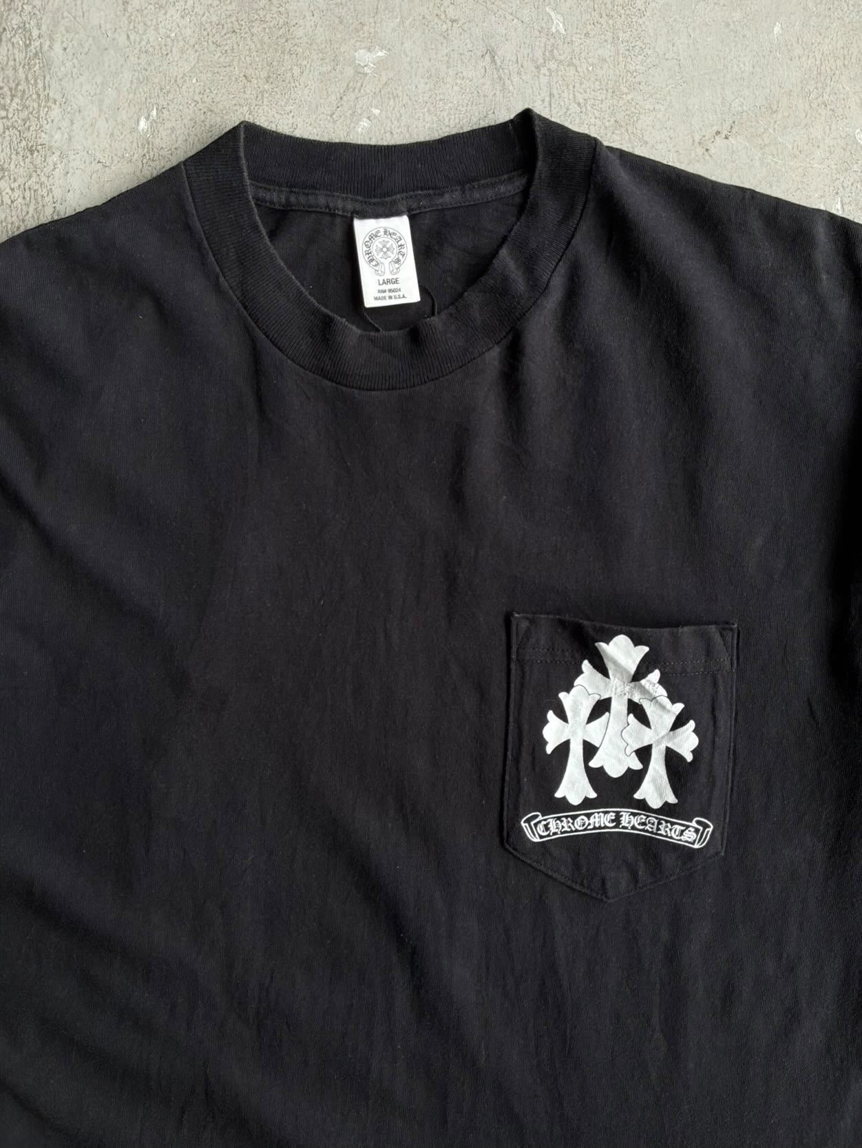 Vintage Chrome Hearts Spine Cross Tee